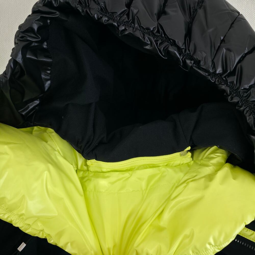 Toni Sailer Bernadette Luxury Down Ski Jacket Citrine Yellow & Black EU 36 NWT - Picture 10 of 14